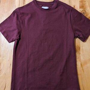 Jason Wu Rich Burgundy Short Sleeve Tee